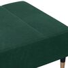 vidaXL Repose-pied vert fonc&eacute; 77x55x31 cm velours