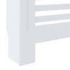 vidaXL Cache-radiateur MDF Blanc 78 cm