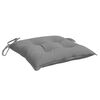 vidaXL Coussins de chaise lot de 4 gris 40x40x7 cm tissu oxford