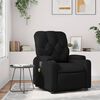 vidaXL Fauteuil de massage inclinable noir similicuir
