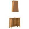 vidaXL Ensemble de meubles de salle de bain 2 pcs bois de pin massif