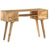 vidaXL Bureau Bois de manguier massif 115 x 47 x 76 cm