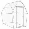 vidaXL Cage pour poules argenté 200x105x182 cm acier galvanisé
