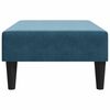 vidaXL Repose-pied bleu 77x55x31 cm velours