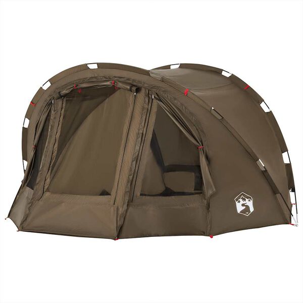 vidaXL Tente de p&ecirc;che 4 personnes vert olive imperm&eacute;able