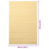 vidaXL Tapis en bambou 100x160 cm Naturel