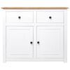 vidaXL Buffet Blanc 93x40x80 cm Pin Gamme Panama