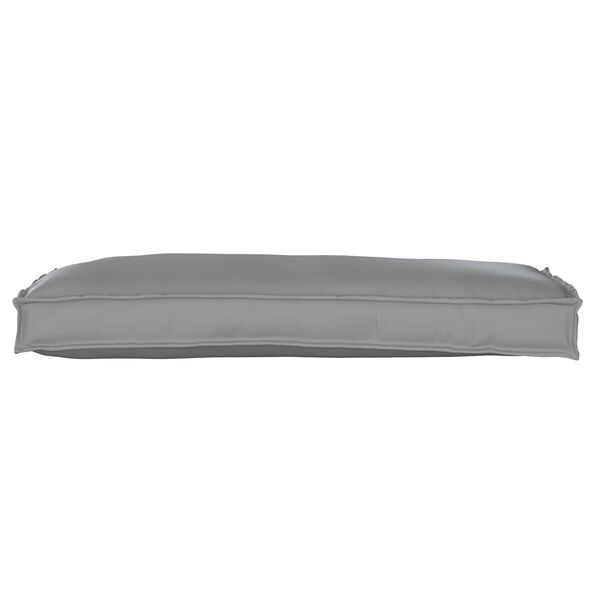 vidaXL Coussin Gris 100 x 40 x 8 cm Tissu Oxford