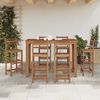 vidaXL Table de bar Bois d'acacia massif 150x70x105 cm