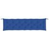 vidaXL Coussin de banc de jardin bleu royal 200x50x7 cm tissu oxford