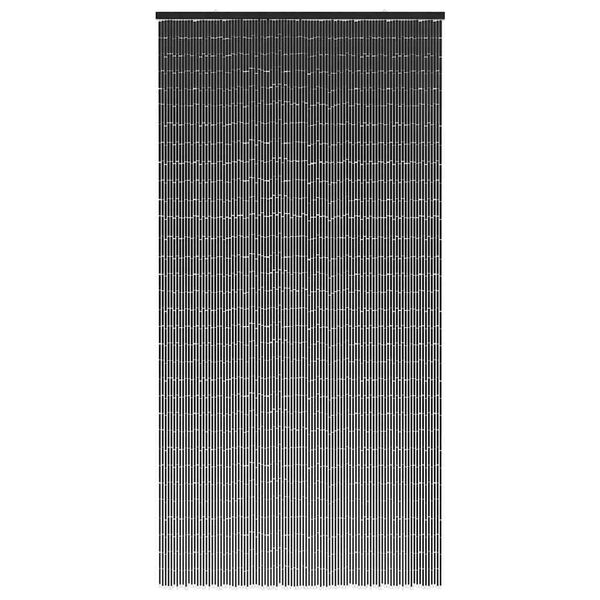 VidaXL Rideau anti-insectes gris fonc&eacute; 90x220 cm bambou