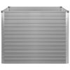 vidaXL Jardini&egrave;re 100x100x77 cm Acier galvanis&eacute; Gris