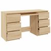 vidaXL Bureau Ch&ecirc;ne sonoma 140x50x77 cm Bois d'ing&eacute;nierie