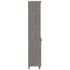 vidaXL Buffet HAMAR Bois massif de pin Gris clair