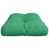 vidaXL Coussin de palette vert 80x40x12 cm tissu
