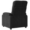 vidaXL Fauteuil inclinable de massage &eacute;lectrique noir tissu microfibre
