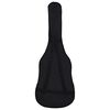 vidaXL Sac de guitare classique 4/4 (39") Noir 100x37 cm Tissu
