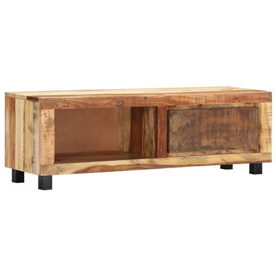 vidaXL Meuble TV 100x30x33 cm Bois de récupération massif