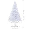 vidaXL Arbre de Noël artificiel pré-éclairé/support 150cm 380 branches