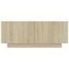 vidaXL Table de chevet ch&ecirc;ne sonoma 100x35x40 cm bois d'ing&eacute;nierie