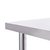 vidaXL Table de travail de cuisine 100x60x85 cm Acier inoxydable