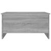 vidaXL Table basse Sonoma gris 80x55,5x41,5 cm Bois d'ingénierie