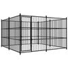 vidaXL Chenil d'extérieur pour chiens 300 x 300 x 185 cm