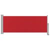 vidaXL Auvent lat&eacute;ral r&eacute;tractable de patio 100x300 cm Rouge