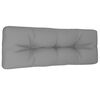 vidaXL Coussin de palette gris 120x40x12 cm tissu
