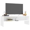 vidaXL Meuble TV Blanc 120x40x40 cm Bois d'ing&eacute;nierie