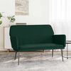 vidaXL Banc Vert fonc&eacute; 108x79x79 cm Velours