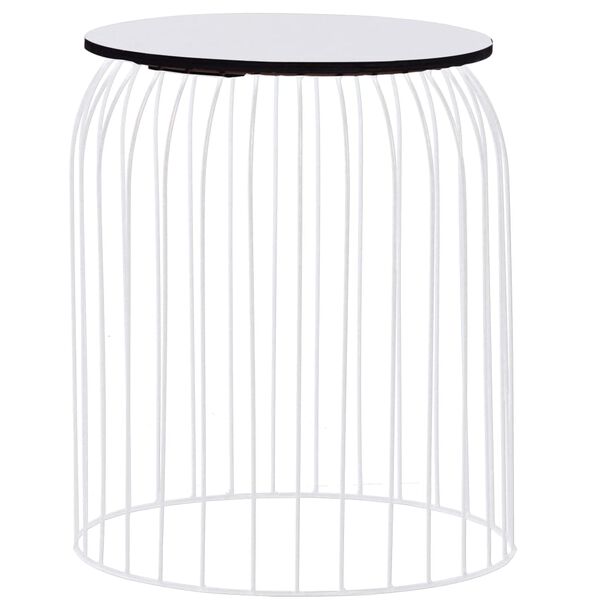 vidaXL Tables basses 3 pcs Blanc