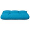 vidaXL Coussin de palette bleu clair 60x40x12 cm tissu