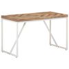vidaXL Table &agrave; manger 120x60x76 cm Bois massif d'acacia et de manguier