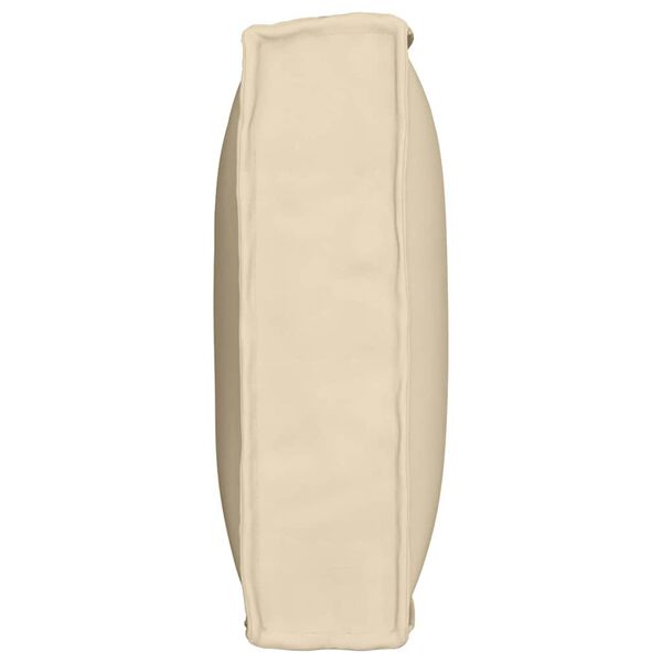 vidaXL Coussin Beige 80 x 40 x 12 cm Tissu Oxford