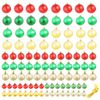Boules de No&euml;l 100 pcs Rouge/Dor&eacute;/Vert