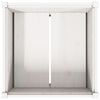 vidaXL Jardinière blanc 70x70x70 cm bois de pin massif