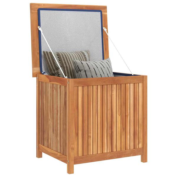 vidaXL Boîte de rangement de jardin 60x50x58 cm Bois de teck solide