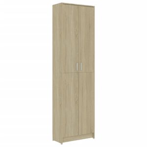 vidaXL Garde-robe de couloir Ch&ecirc;ne sonoma 55x25x189 cm Bois ing&eacute;nierie