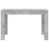 vidaXL Table &agrave; manger Gris b&eacute;ton 120x60x76 cm Bois d'ing&eacute;nierie
