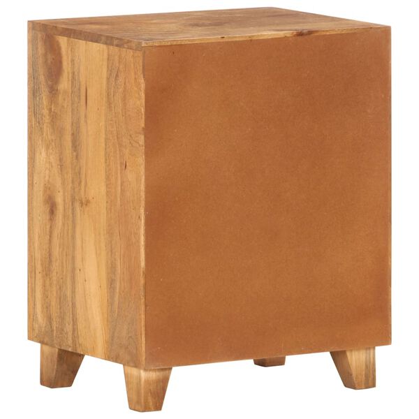 vidaXL Table de chevet 40x30x50 cm Bois de manguier massif