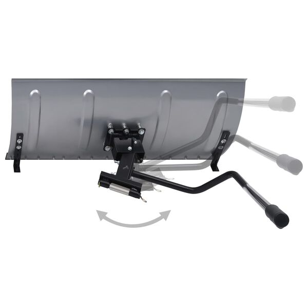 vidaXL Pare-neige pour tondeuse &agrave; gazon 100 cm