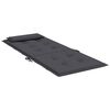 vidaXL Coussins de chaise &agrave; dossier haut lot de 6 anthracite
