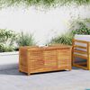 vidaXL Bo&icirc;te de rangement de jardin persiennes 113x50x56cm bois acacia
