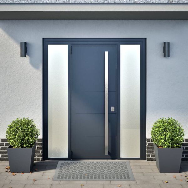 vidaXL Jardinières 2 pcs anthracite 40x40x40 cm acier