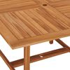 vidaXL Table de jardin 120x120x75 cm Bois de teck solide