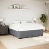 vidaXL Cadre de lit sans matelas gris foncé velours