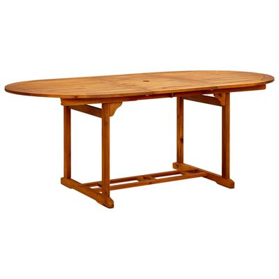 vidaXL Table de jardin 200x100x75 cm Bois d'acacia massif