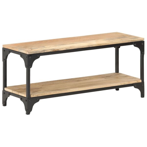 vidaXL Table basse 90x30x40 cm Bois de manguier massif