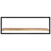 vidaXL &Eacute;tag&egrave;res murales 2 pcs 100x24x35 cm Bois d'acacia et acier